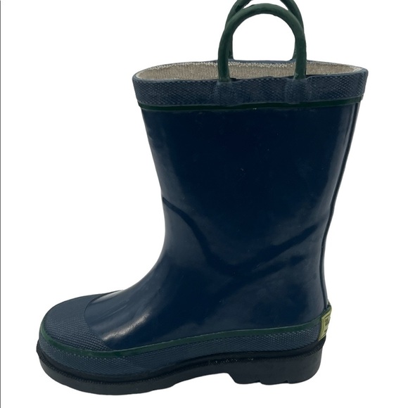 Western Chief Fire Chief Navy Slip On Waterproof Rain Boots Size 9 Toddler - Picture 4 of 10
